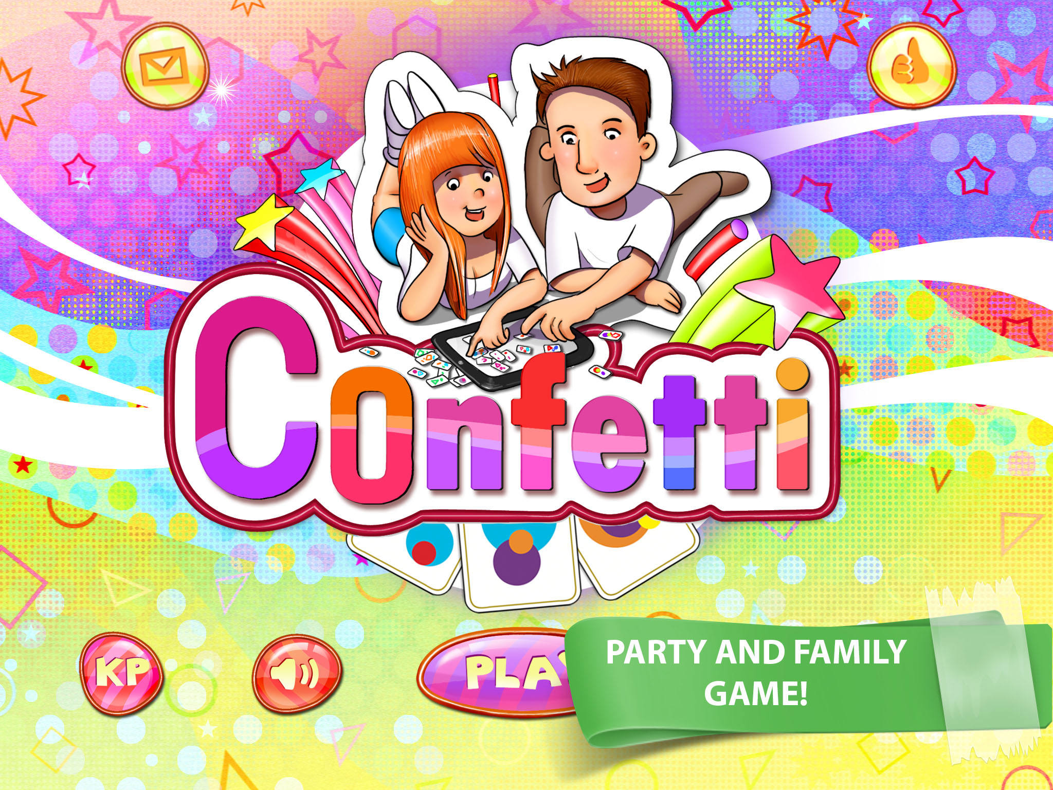 Welcome a New iPad Game App “Confetti HD” for Kids and Family